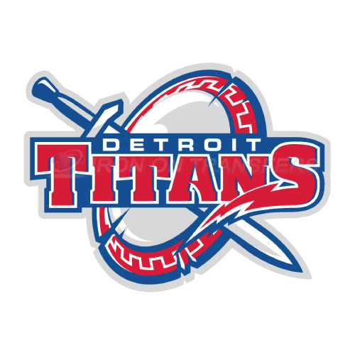 Detroit Titans Logo T-shirts Iron On Transfers N4273 - Click Image to Close